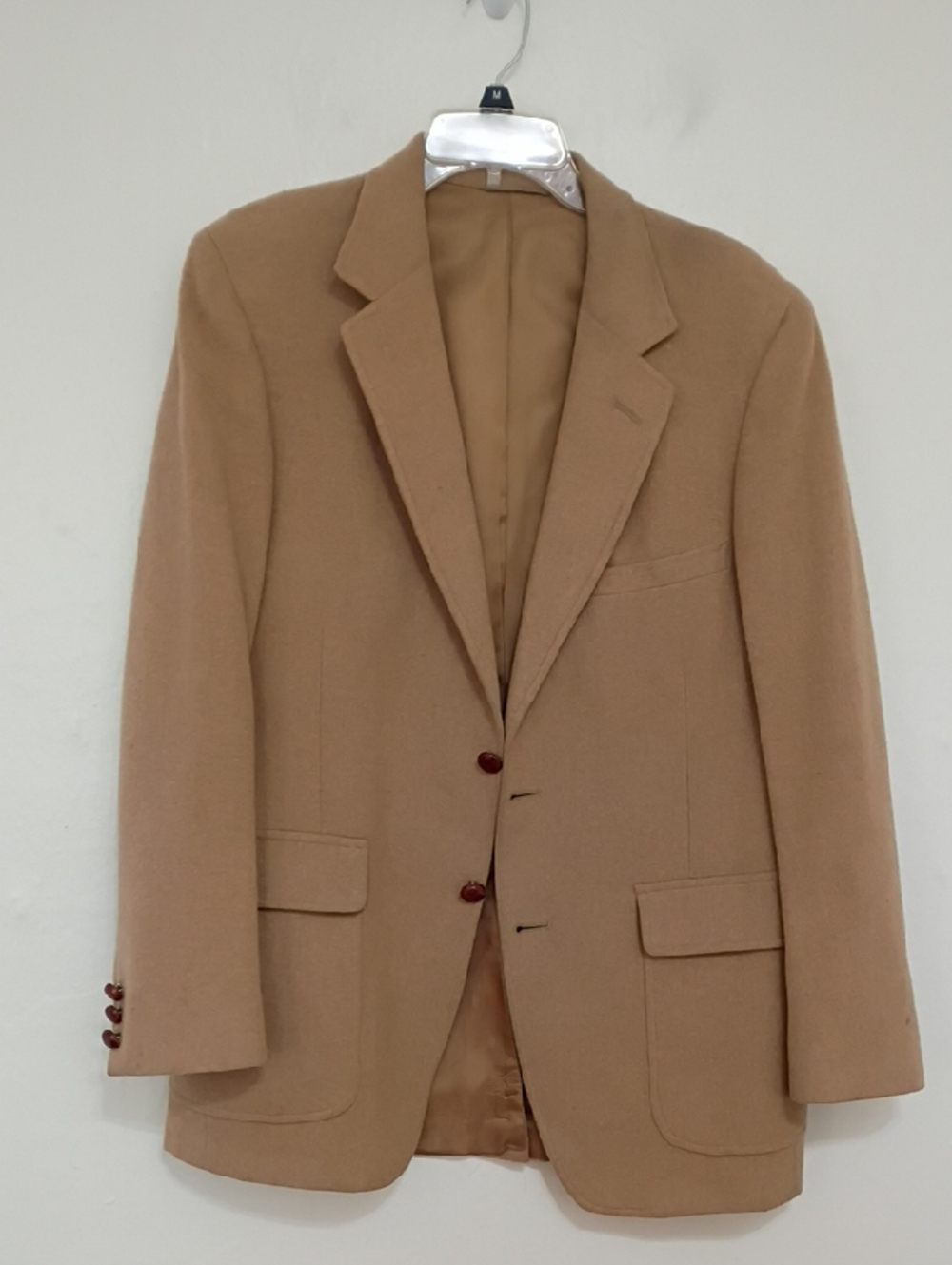 Anthony Allen Vintage Camel Hair Coat Size 42reg Union Made
